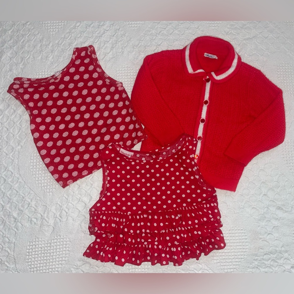 Lot of (3) Vintage Girls Clothing